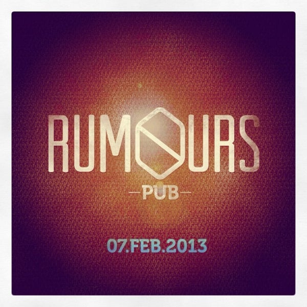 Photo taken at Rumours Pub by Marvin S. on 2/3/2013