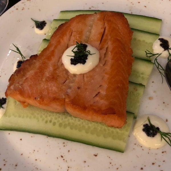 The hot smoked ocean trout is amazing!