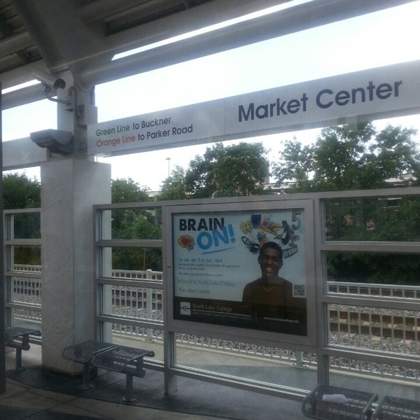 Photo taken at Market Center Station (DART Rail) by Jamie on 6/16/2013