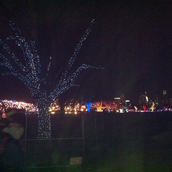 Photo taken at Austin Trail of Lights by Kyle B. on 12/24/2012