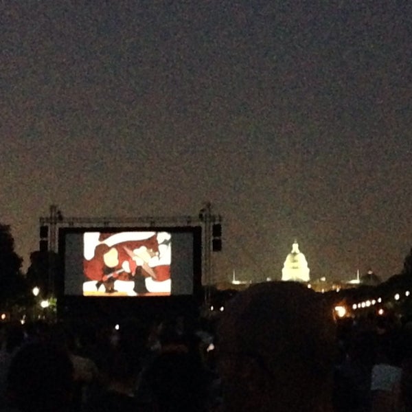 Photo taken at Screen on the Green by B P. on 8/13/2013