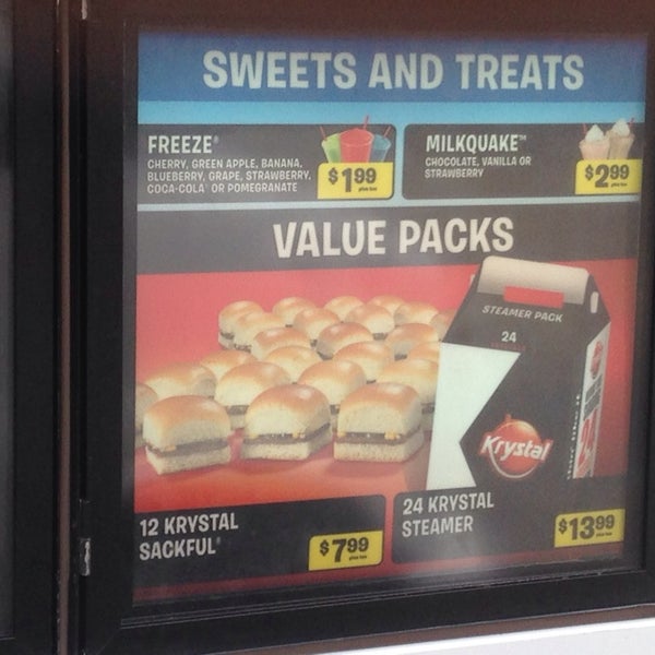 Krystal online menu prices