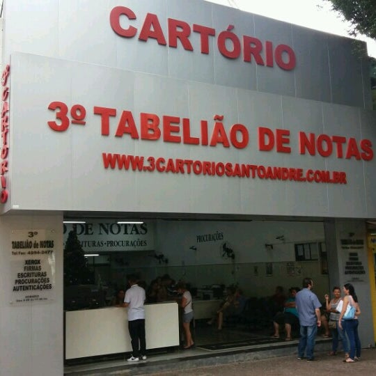 3° Cartório de Notas De Santo André Tribunal em Santo André