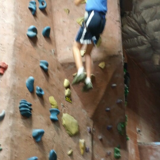 Photo taken at Adventure Rock Climbing Gym Inc by Mike F. on 8/27/2014