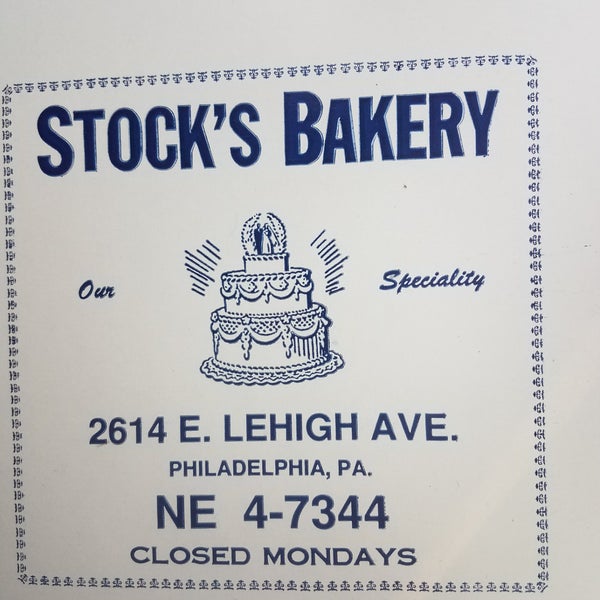 Photos at Stock's Bakery North Philadelphia 15 tips