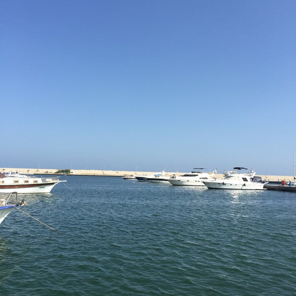 Photo taken at Mersin Marina by Yasemin Ç. on 8/17/2015