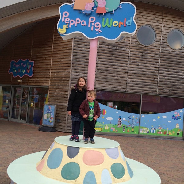 Photo taken at Peppa Pig World by Pete F. on 4/7/2016