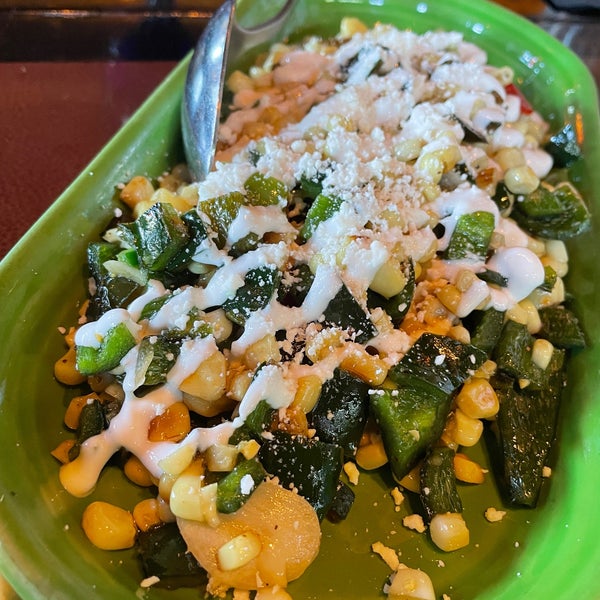 The poblano corn was great