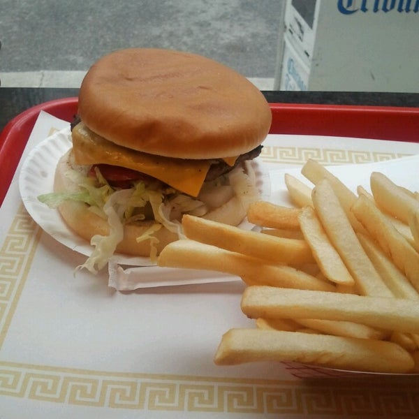 Photo taken at Mr. J&#39;s Dawg &amp; Burger by Leland J. on 4/9/2013