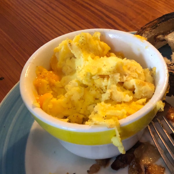 brunch = scrambled eggs in a bowl??