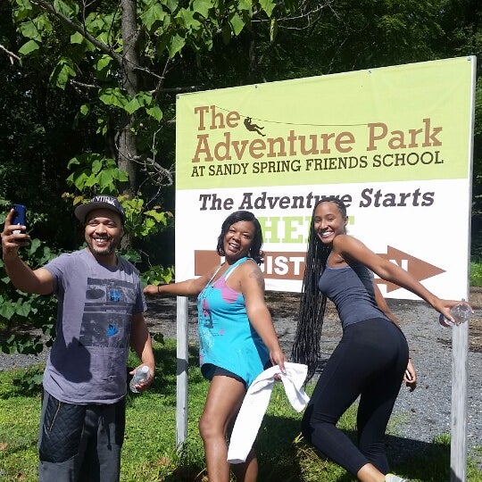Photo taken at The Adventure Park at Sandy Spring by Eric W. on 9/7/2014