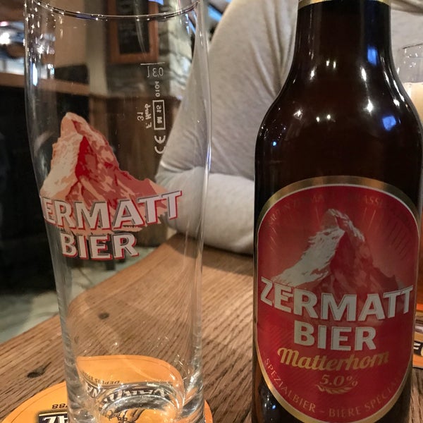 Just discovered this beer! So great after a day of driving from  Grindelwald! Drinks fast and well:) great atmosphere and great fries!