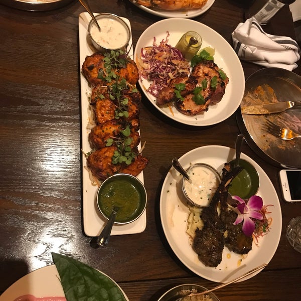 Loved the yogurt chicken very very delicious. Nice presentation of the food.  Lamp chops are to die for. In general everything tastes yummy
