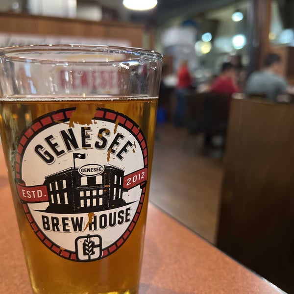 Photo taken at The Genesee Brew House by Lucas M. on 5/13/2022