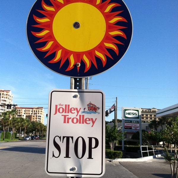 Jolley Trolley Bus Station in Clearwater