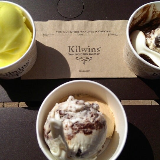 Photo taken at Kilwins Chocolates, Fudge &amp; Ice Cream by Margaret P. on 2/23/2014