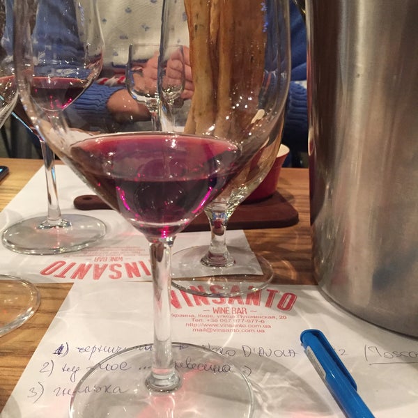 Photo taken at Vinsanto Wine Bar by Julie O. on 1/26/2016