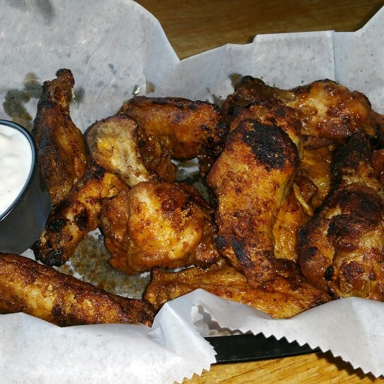 They have great grilled wings with the jameson hotsauce on Tuesdays.