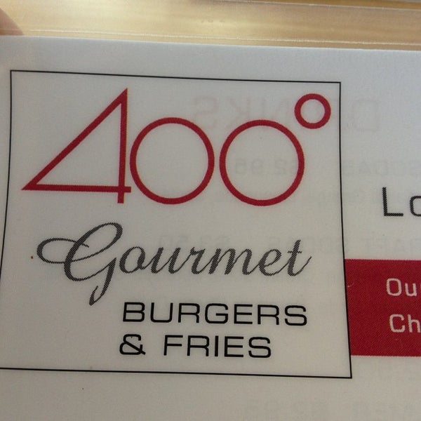 Foto tirada no(a) 400° Gourmet Burgers &amp; Fries por Vino Las Vegas em 6/16/2013