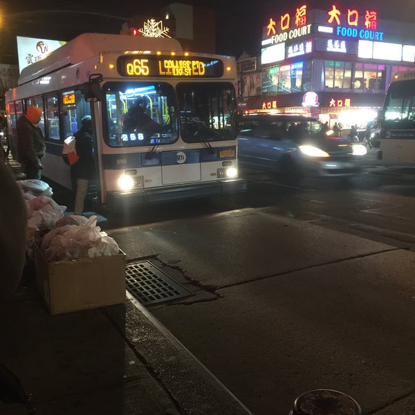 Photos at MTA Bus Stop Q25/Q34/Q65 Downtown Flushing Flushing, NY