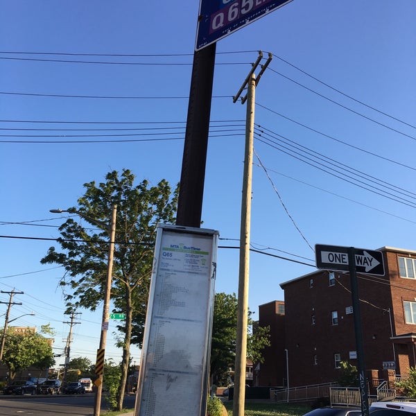 MTA Q65 Bus Stop Flushing, NY