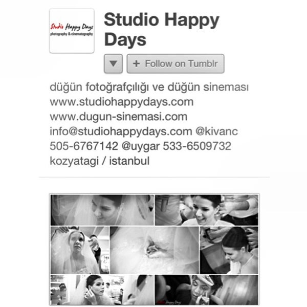 รูปภาพถ่ายที่ Studio Happy Days โดย Uygar Ş. เมื่อ 4/18/2013