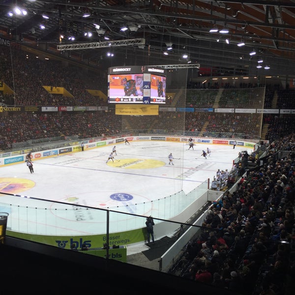 Photo taken at PostFinance-Arena by Andreas K. on 1/30/2016