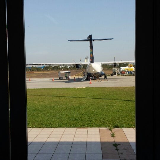 Photo taken at Criciúma / Forquilinha Airport (CCM) by Adriano S. on 9/13/2013