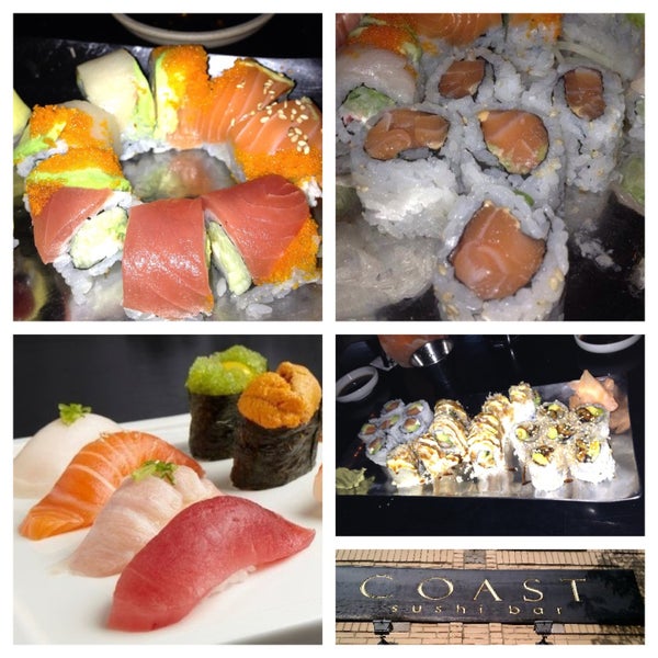 Foto tirada no(a) Coast Sushi Bar por WETSU76 J. em 4/13/2013