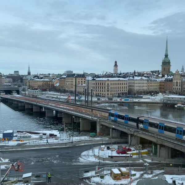 Photo taken at Hilton Stockholm Slussen by Patrick M. on 3/11/2023