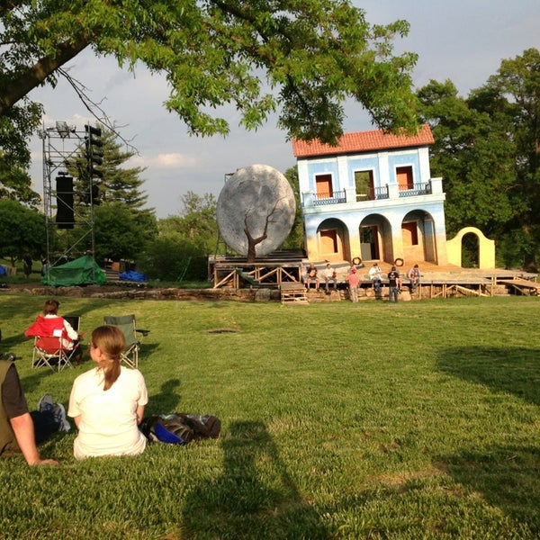 Photo taken at Shakespeare in the Park by Shakespeare Festival St. Louis M. on 5/15/2013