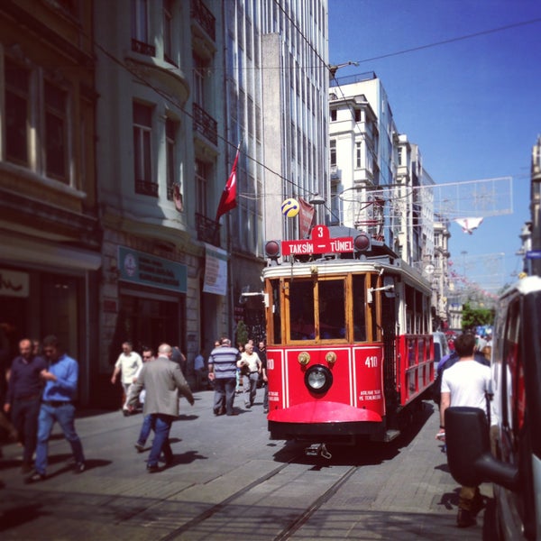 Photo taken at İstiklal Avenue by Dan R. on 5/7/2013