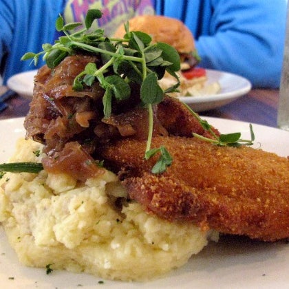 Tack on a giant plate of chef Jamie Zelko's infamous cereal-crusted Captin's Fried Chicken, shrimp and cheddar grits, and brioche French toast and your lazy Sunday just got a little bit lazier.
