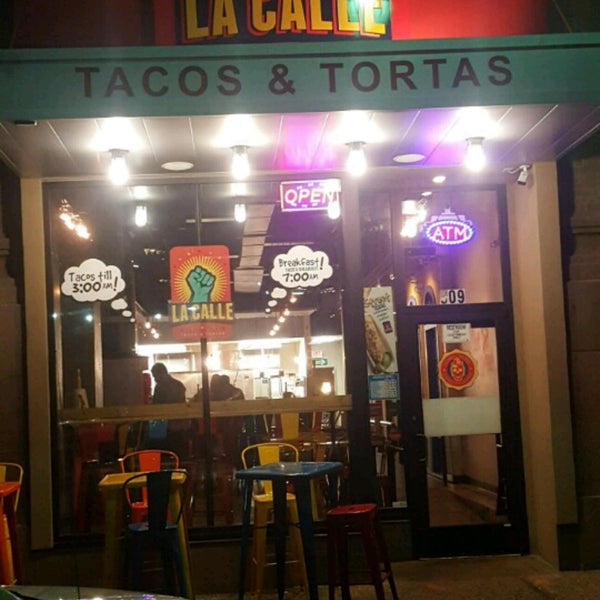 Photo taken at La Calle Tacos by Caramels&#39; D. on 4/15/2017