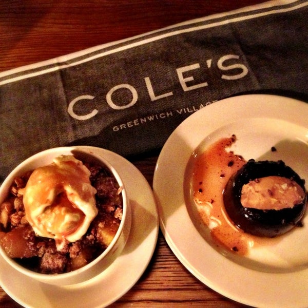 Photo taken at Cole&#39;s Greenwich Village by danielle on 1/26/2013