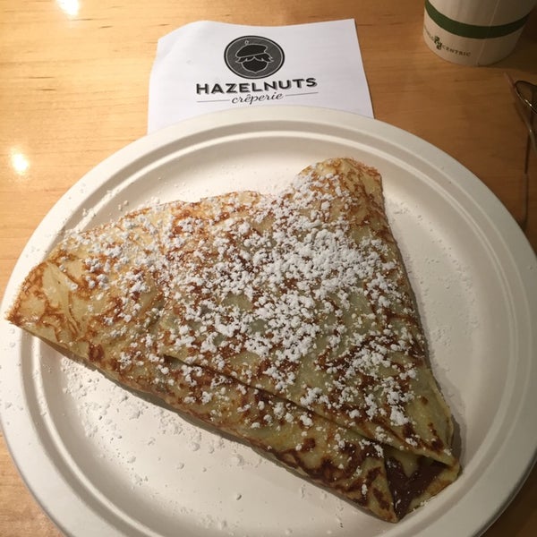 Photo taken at Hazelnuts Creperie by Adham S. on 11/29/2014