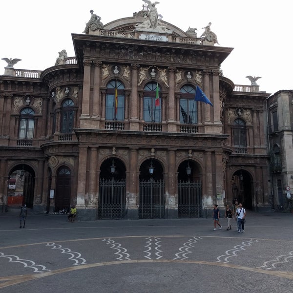 Photo taken at Teatro Massimo Bellini by Celina I. on 8/19/2018