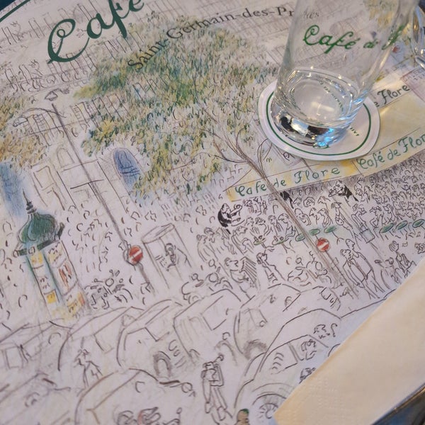 Photo taken at Café de Flore by Celina I. on 4/1/2024