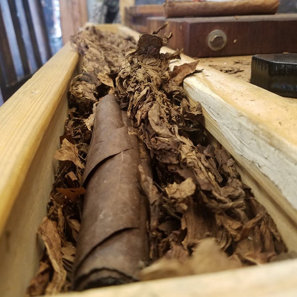 In the Humidor Smoke Shop in Carrollton