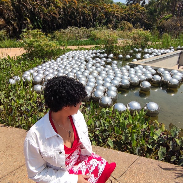Photo taken at Narcissus Garden - Yayoi Kusama by Leticia A. on 9/18/2022
