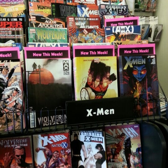 They have an entire section dedicated solely to X-Men comics! Professor X would be so proud.