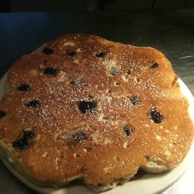 When you order pancakes, the waitress will ask you if you want to try the "Special Butter." ALWAYS SAY YES.  The plate-size double stack goes great with a side of sausage, if you're into meat.