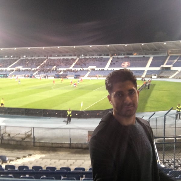 Photo taken at Estádio do Restelo by Ali A. on 3/13/2016