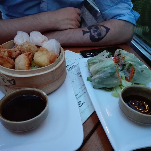 Their sauce for summer rolls is different than I am used to (black!). Service is kind of slow but not bad, interior is ++. Dim sums were nice but place is just bit too pricy:/