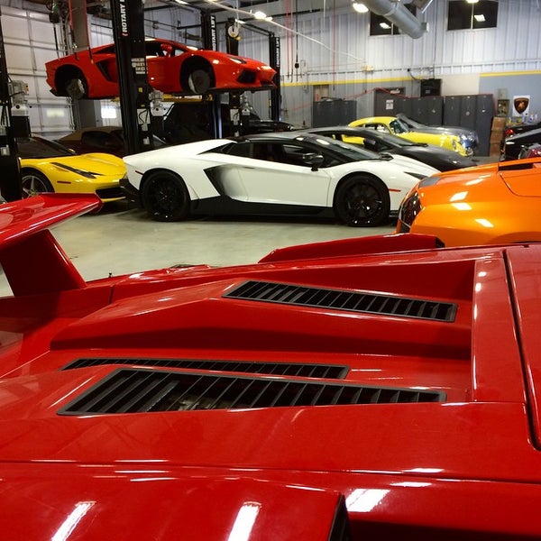 Photo taken at Lamborghini Houston by Randy M. on 8/27/2014