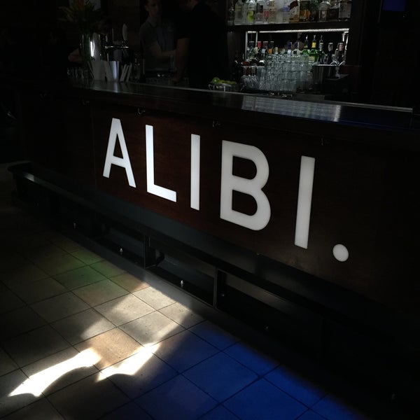 Photo taken at ALIBI. cocktail and music bar by David R. on 5/16/2015