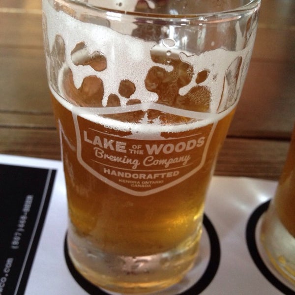 Photo taken at Lake Of The Woods Brewing Company by Aaron B. on 7/24/2015