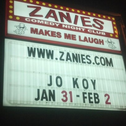 Foto diambil di Zanies Comedy Club oleh Ryan F. pada 2/3/2013