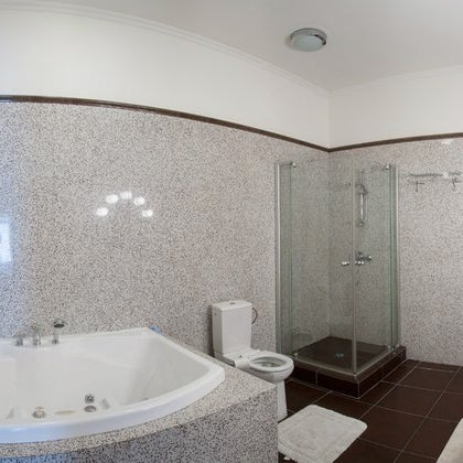 Got tired of comfortless showers where you have no privacy? That’s not a problem! This place has three nice and big bathrooms where you can have some quality time and relax.