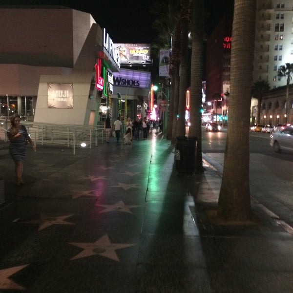 Photo taken at Hollywood Walk of Fame by Adil Cem A. on 10/25/2015